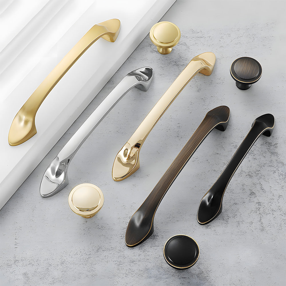 Modern Luxe Solid Copper Kitchen Cabinet Handles