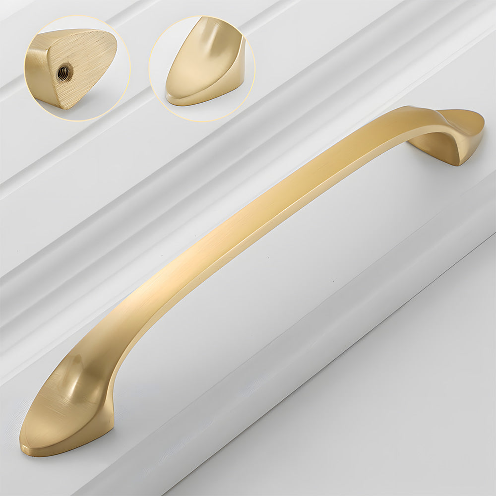 Modern Luxe Solid Copper Kitchen Cabinet Handles