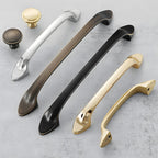 Modern Luxe Solid Copper Kitchen Cabinet Handles