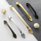Modern Luxe Solid Copper Kitchen Cabinet Handles