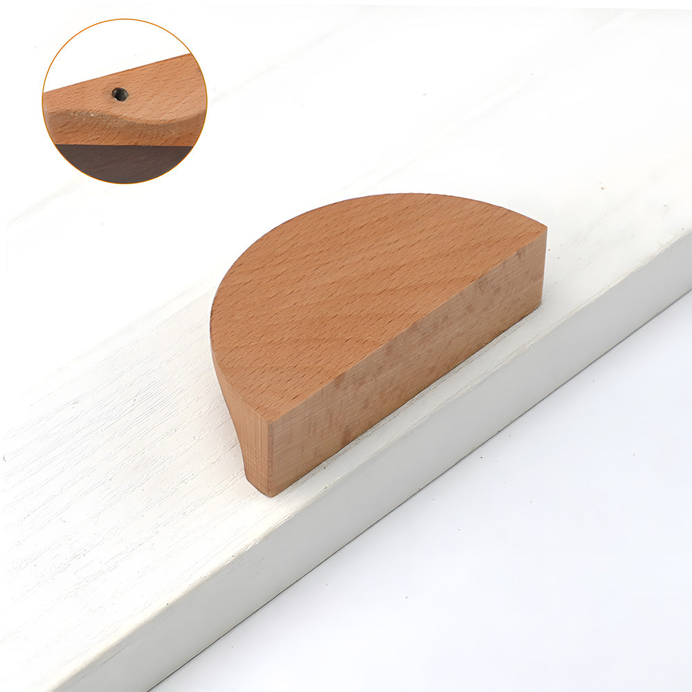 Modern Semi Circle Wood Kitchen Cabinet Handles