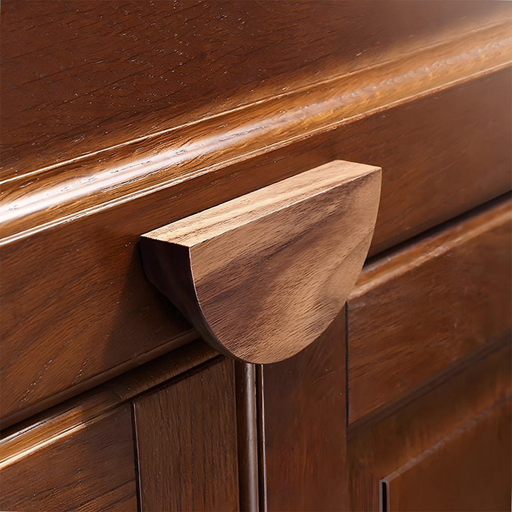 Modern Semi Circle Wood Kitchen Cabinet Handles