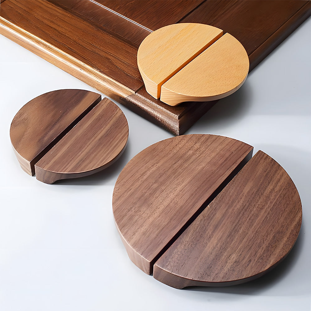 Modern Semi Circle Wood Kitchen Cabinet Handles