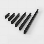 Modern L Type Solid Brass Cupboard Pulls