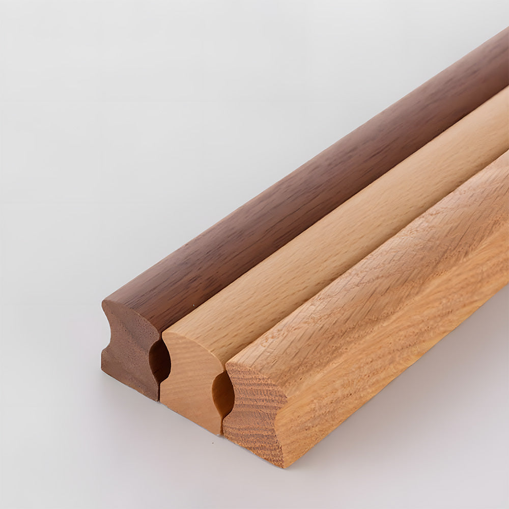 Unique Solid Natural Wood Cabinet Drawer Pulls