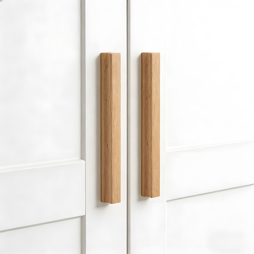 Unique Solid Natural Wood Cabinet Drawer Pulls