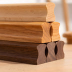 Unique Solid Natural Wood Cabinet Drawer Pulls
