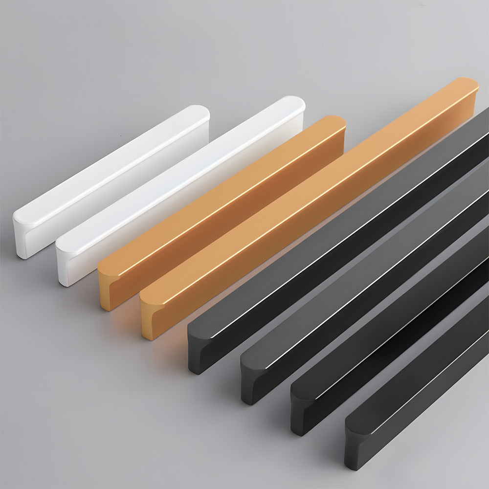 Simple T-shaped Rounded Corner Kitchen Cabinet Handles