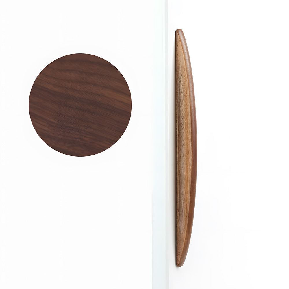 Modern Natural Wood Cupboard Handles