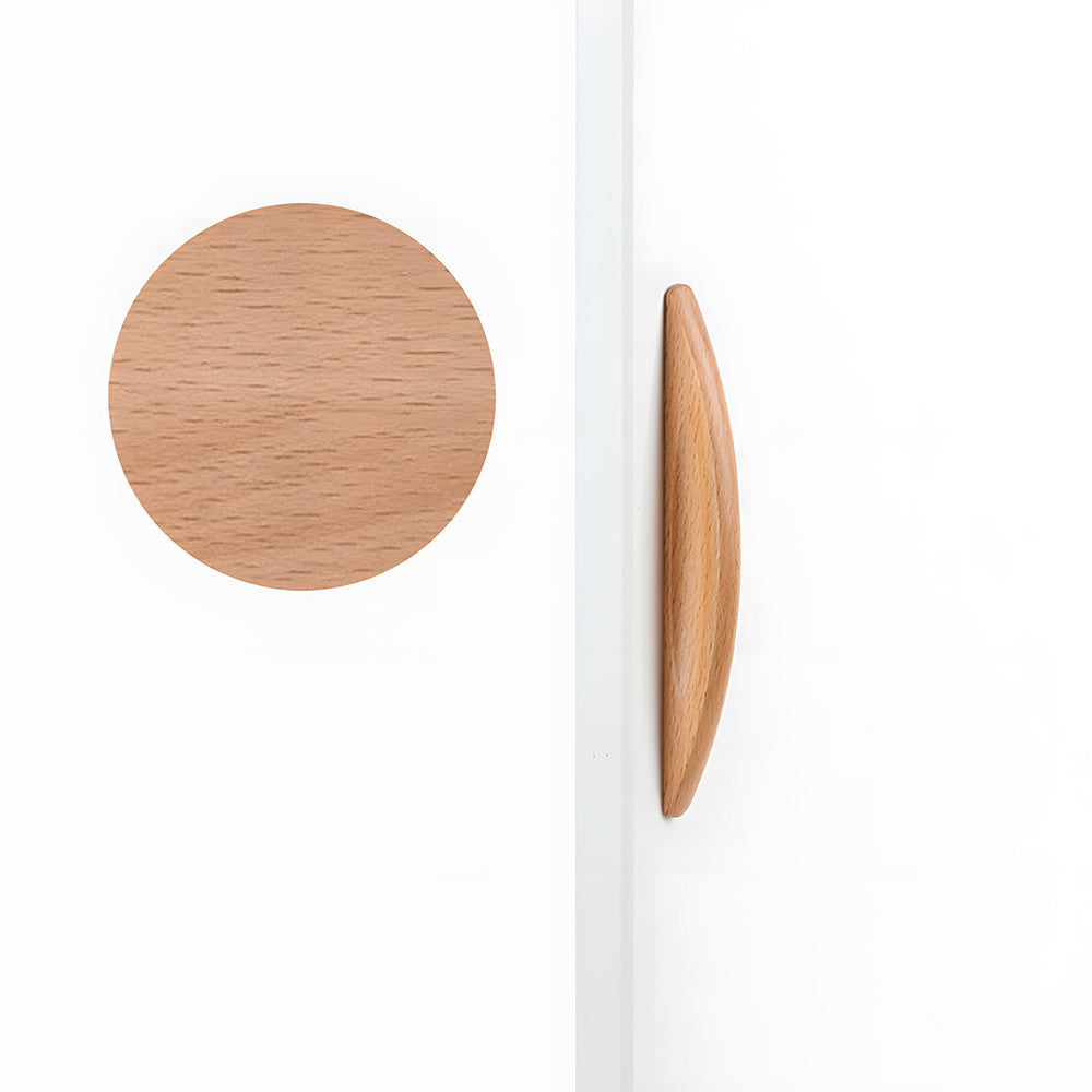 Modern Natural Wood Cupboard Handles
