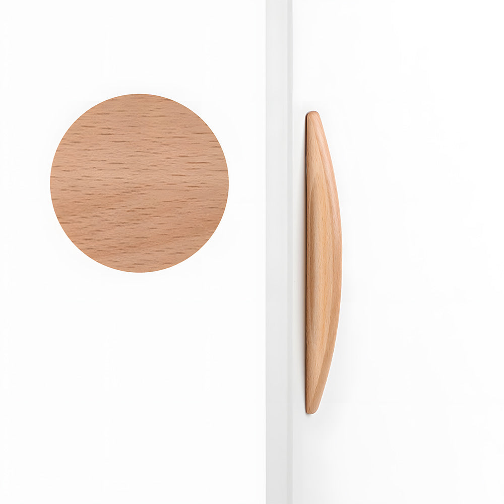 Modern Natural Wood Cupboard Handles