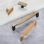 Luxury Art Deco Brass Cabinet Handles