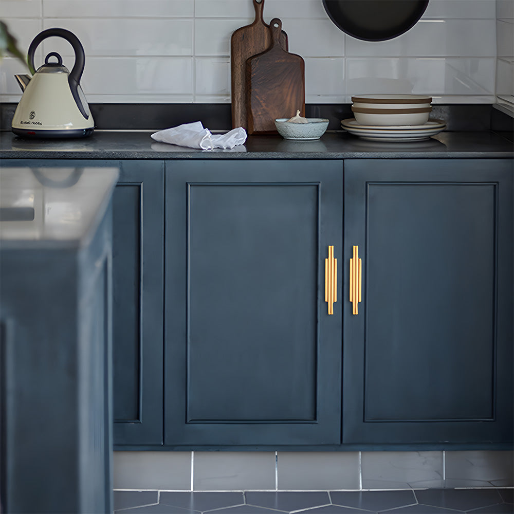 Luxury Art Deco Brass Cabinet Handles