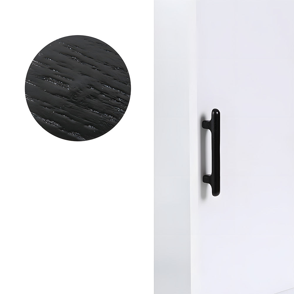 Nordic Round Wood Cabinet Pulls For Kitchen