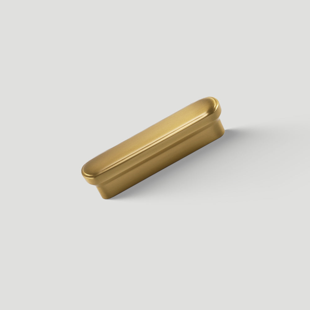 Vintage Brass Cabinet Edge Pulls For Kitchen