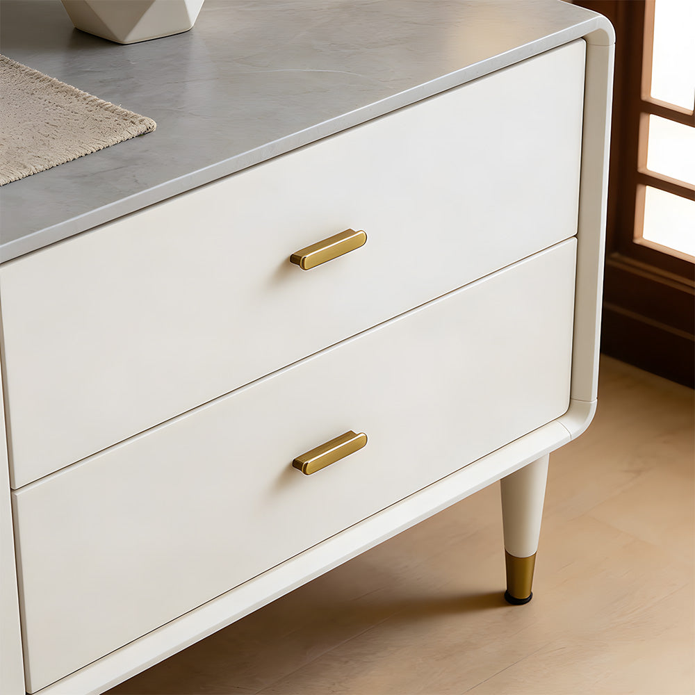 Vintage Brass Cabinet Edge Pulls For Kitchen