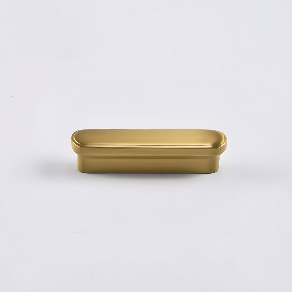Vintage Brass Cabinet Edge Pulls For Kitchen