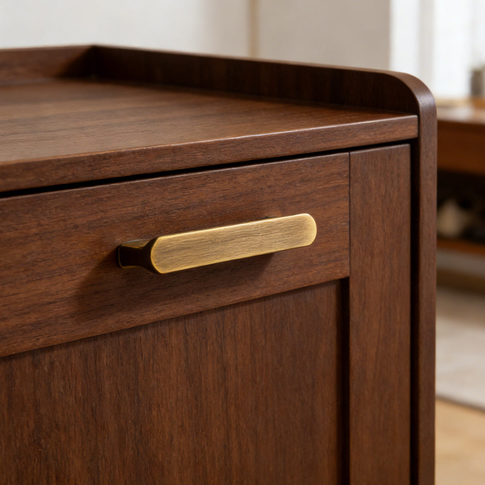 Simple Bronze Brass Cabinet Handles For Kitchen