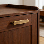 Simple Bronze Brass Cabinet Handles For Kitchen
