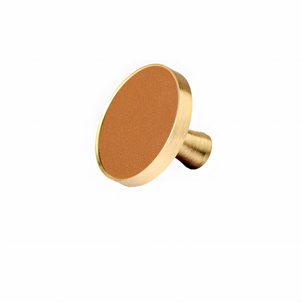 Luxury Leather Wrapped Cupboard Handles & Knobs