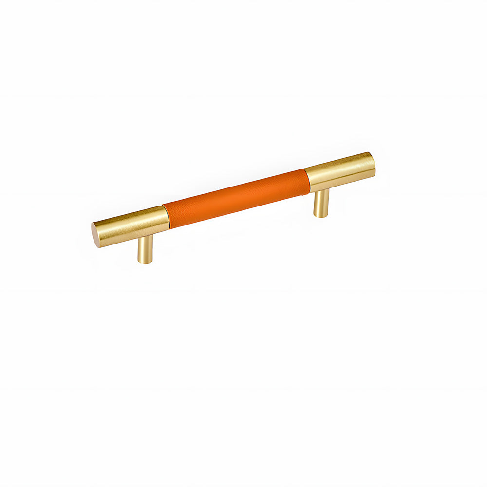 Luxury Leather Wrapped Cupboard Handles & Knobs