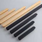 Modern Aluminum Brushed Kitchen Cabinet Handles