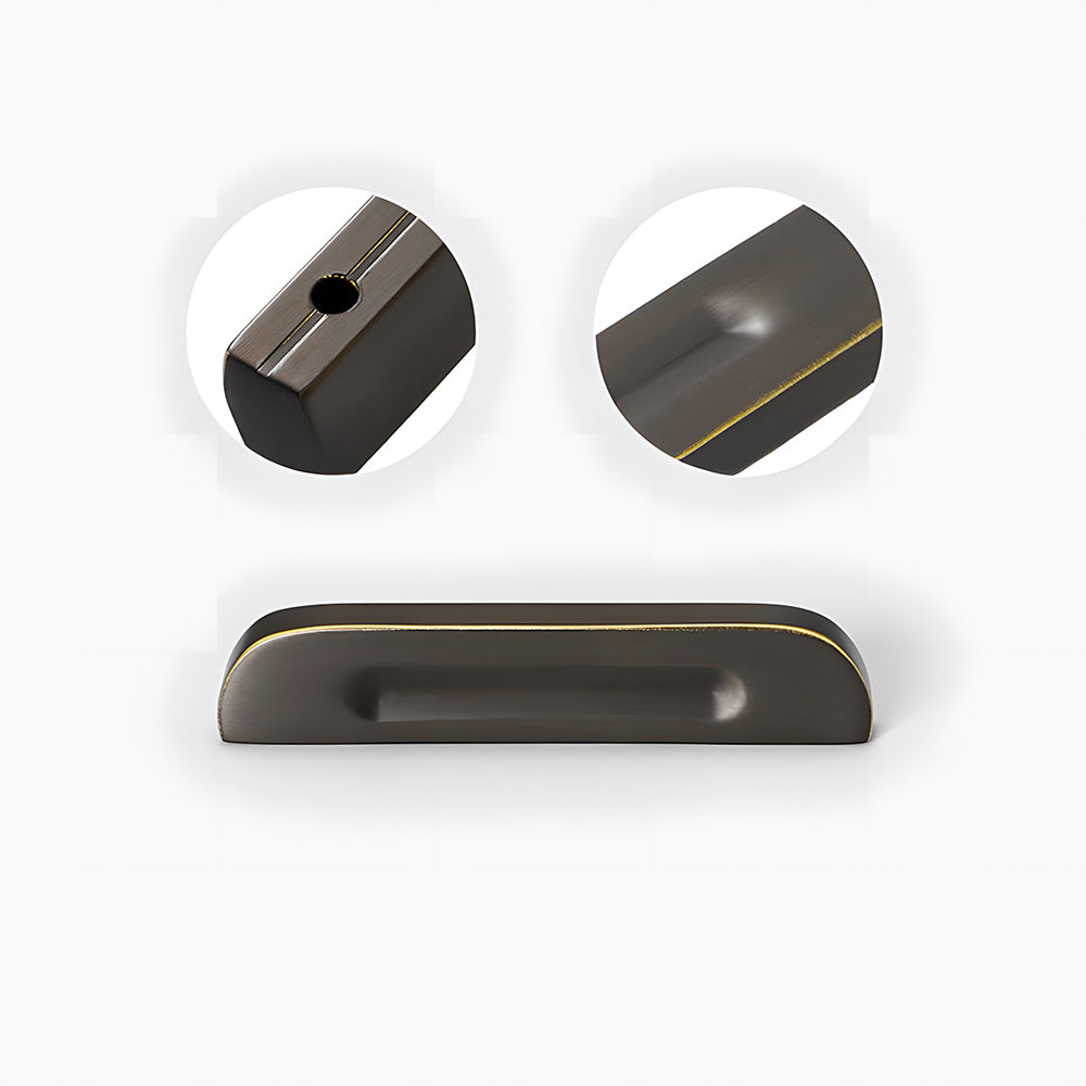 Modern Solid Pure Brass Cabinet Handles