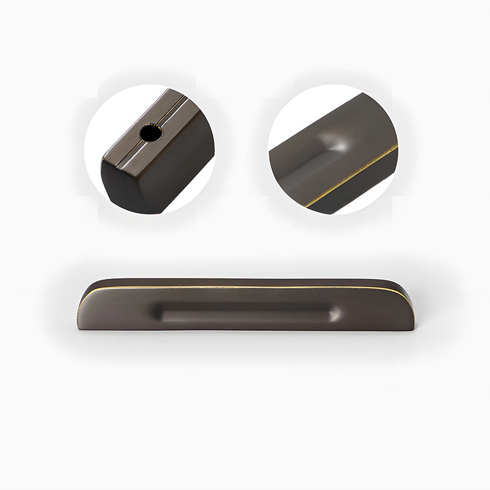 Modern Solid Pure Brass Cabinet Handles
