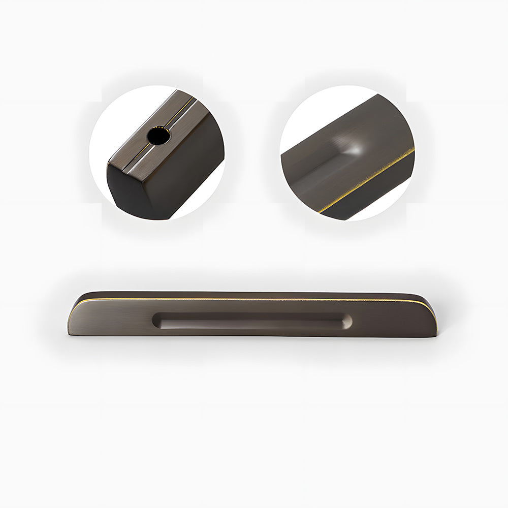 Modern Solid Pure Brass Cabinet Handles