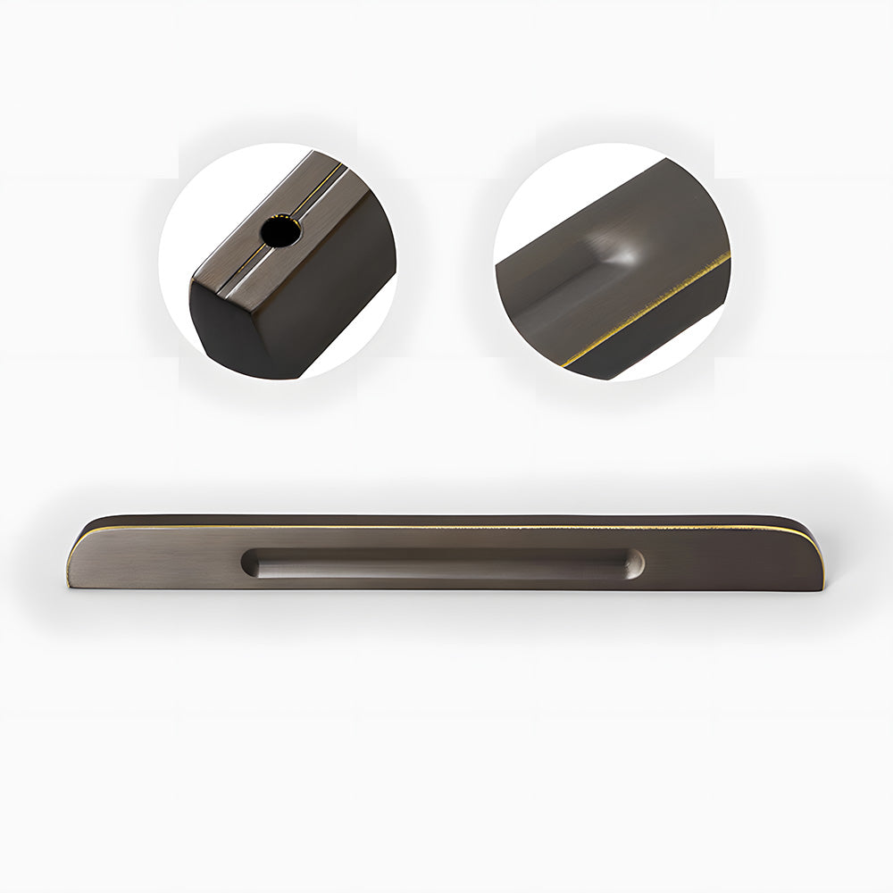 Modern Solid Pure Brass Cabinet Handles