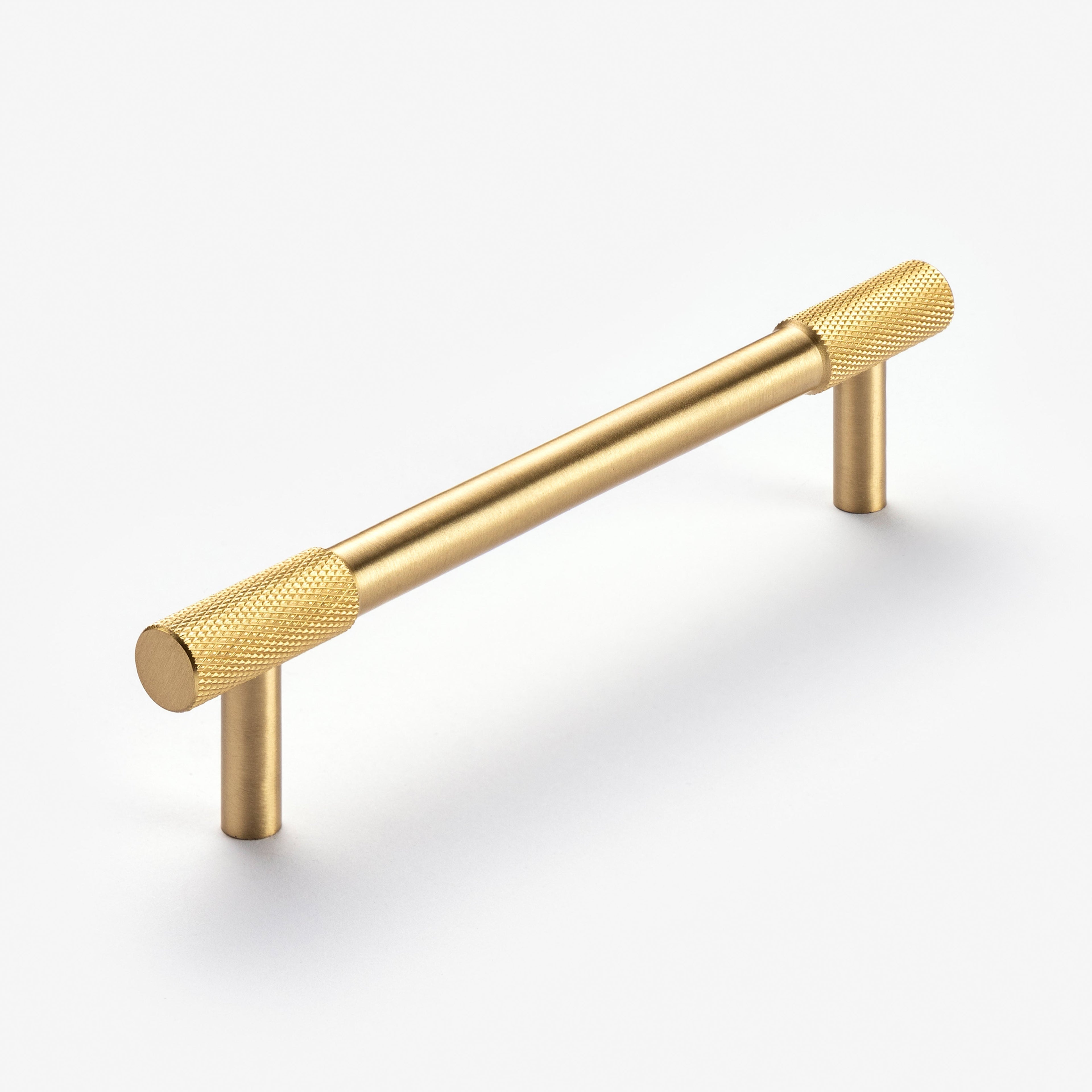Brass Gold Knurled Kitchen Cabinet Handles
