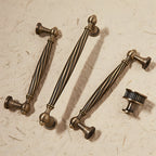 Retro Twisted Solid Brass Cabinet Handles
