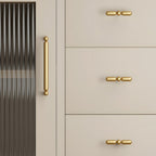 Unique Solid Brass T-Bar Cupboard Handles & Knobs