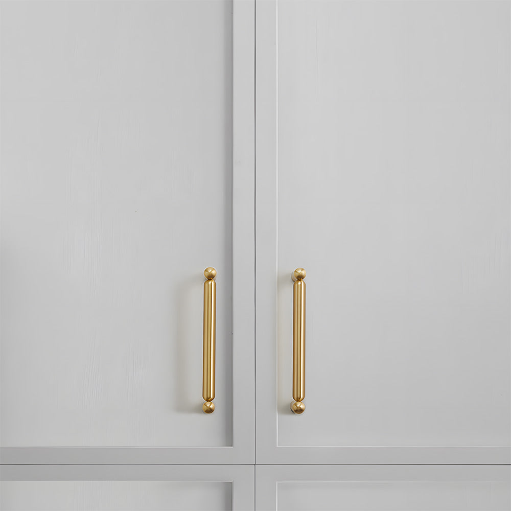 Unique Solid Brass T-Bar Cupboard Handles & Knobs