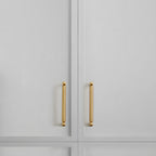 Unique Solid Brass T-Bar Cupboard Handles & Knobs