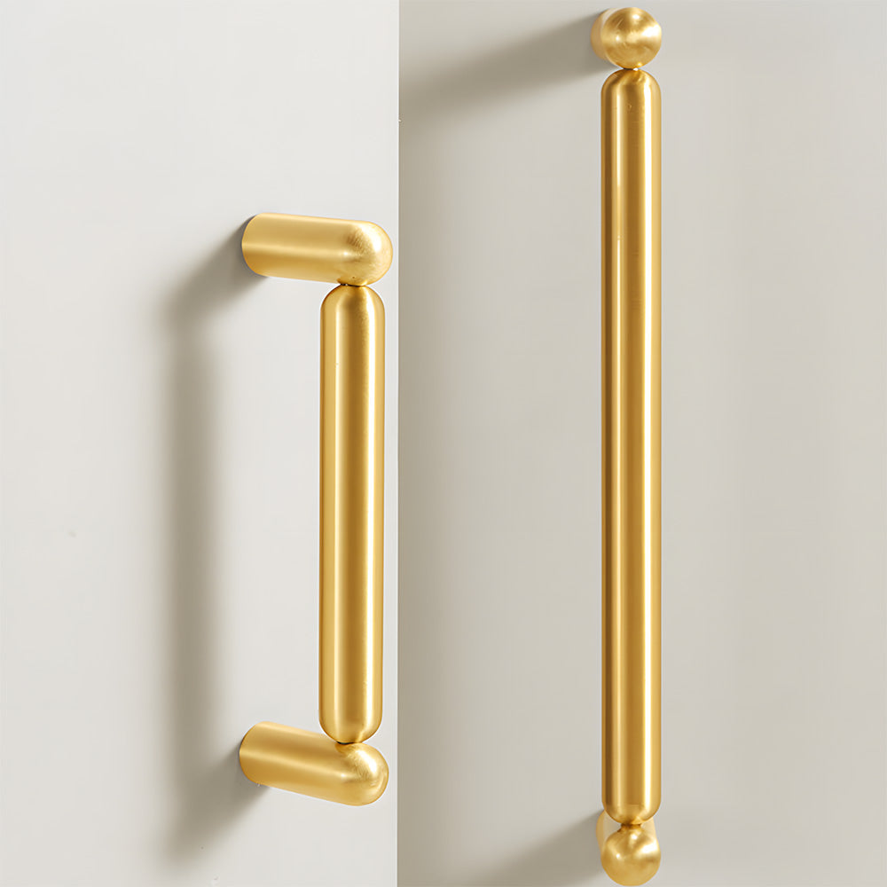 Unique Solid Brass T-Bar Cupboard Handles & Knobs