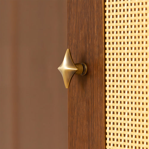 Antique Bronze Star Solid Brass Kitchen Cupboard Handles & Knobs