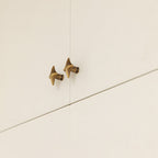Antique Bronze Star Solid Brass Kitchen Cupboard Handles & Knobs