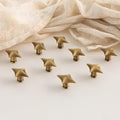 Antique Bronze Star Solid Brass Kitchen Cupboard Handles & Knobs