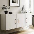 Retro Solid Brass and Wood Cabinet Pulls For Kitchen