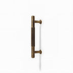 Retro Aged Bronze Lined Brass Cabinet Handles