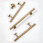 Art Deco Solid Brass Kitchen Cabinet Handles