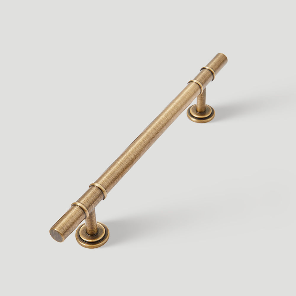 Art Deco Solid Brass Kitchen Cabinet Handles