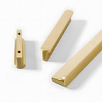 Simple Bronze Brass Cabinet Handles For Kitchen