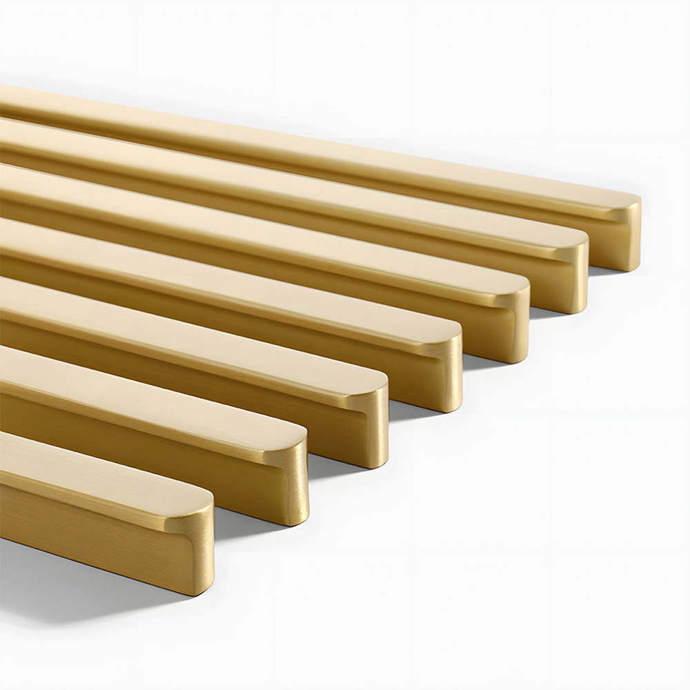 Simple Bronze Brass Cabinet Handles For Kitchen