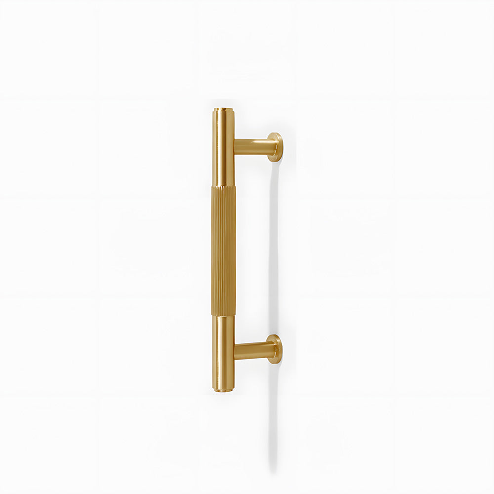 Retro Aged Bronze Lined Brass Cabinet Handles