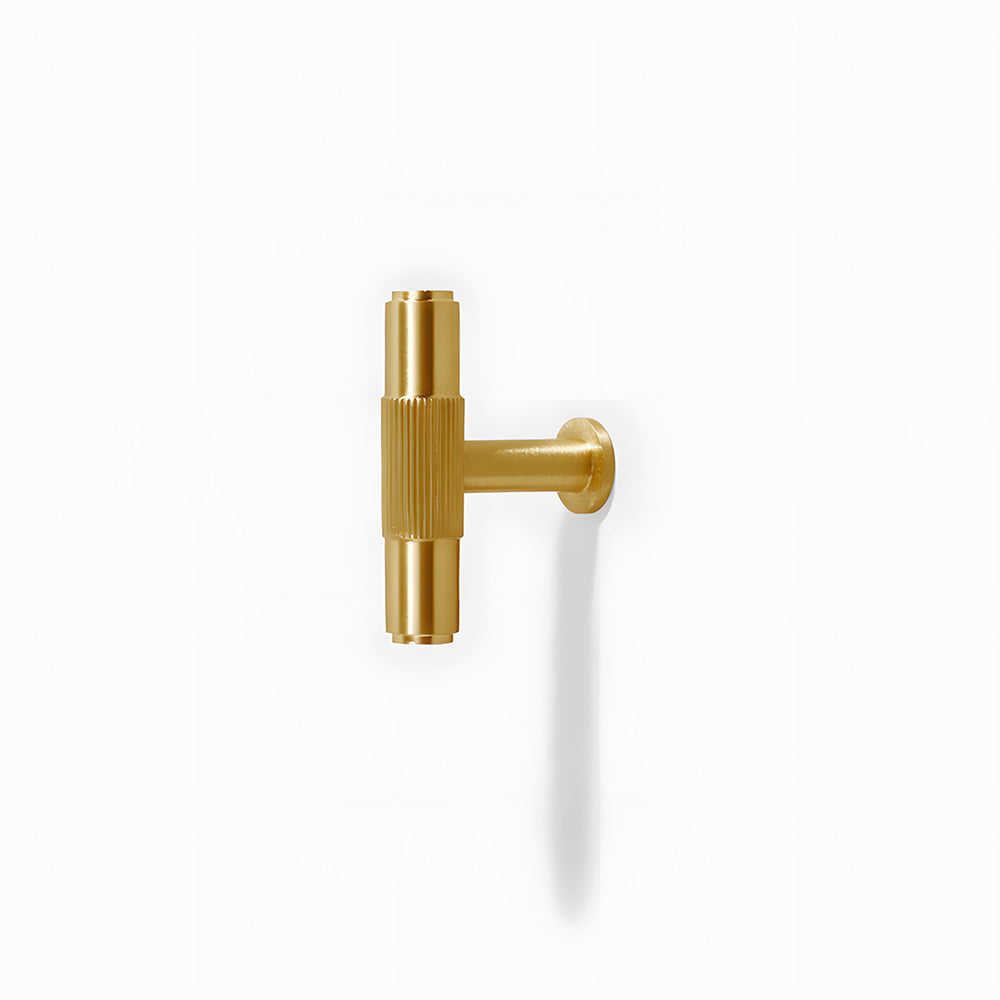 Retro Aged Bronze Lined Brass Cabinet Handles