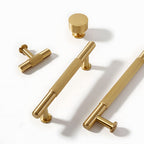 Retro Aged Bronze Lined Brass Cabinet Handles