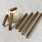 Simple Bronze Brass Cabinet Handles For Kitchen