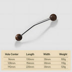 Walnut Round Head Wooden Cabinet Handles